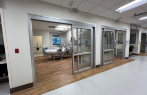A room in the new critical care unit at Baptist Health Medical Center-North Little Rock