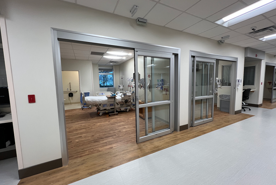 A room in the new critical care unit at Baptist Health Medical Center-North Little Rock