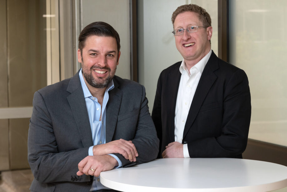 Camilo Varela, left, and Howard Levine, right, are the new owners of Park Plaza Mall in Little Rock through their company, Second Horizon Capital of Boca Raton, Florida.