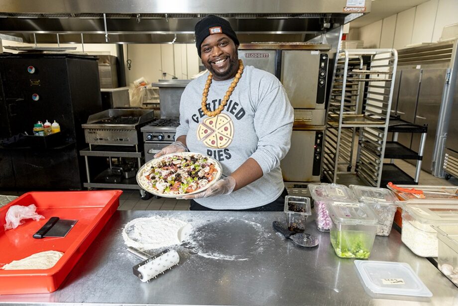 Harlem Wilson, a co-owner with Kreg and Samantha Stewart of Certified Pies in Little Rock, loves making pizza, a love that has grown into a restaurant business.