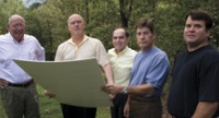 The Chenal Woods development team is Henry Jordan Sr., Willis Smith, Jerry Webster, Bek Kaiser, and Henry Jordan Jr.