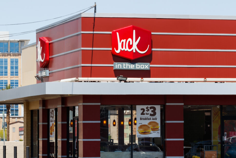 A Jack in the Box location in Las Vegas