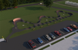 A rendering of the Jacksonville Pump Track