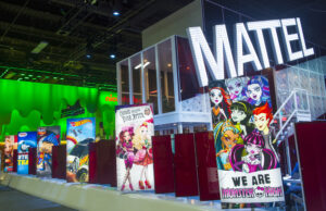A Mattel display at the Licensing Expo in Las Vegas
