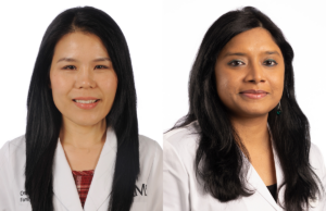 (From left) Dr. Onna Lau and Dr. Nandy Shami