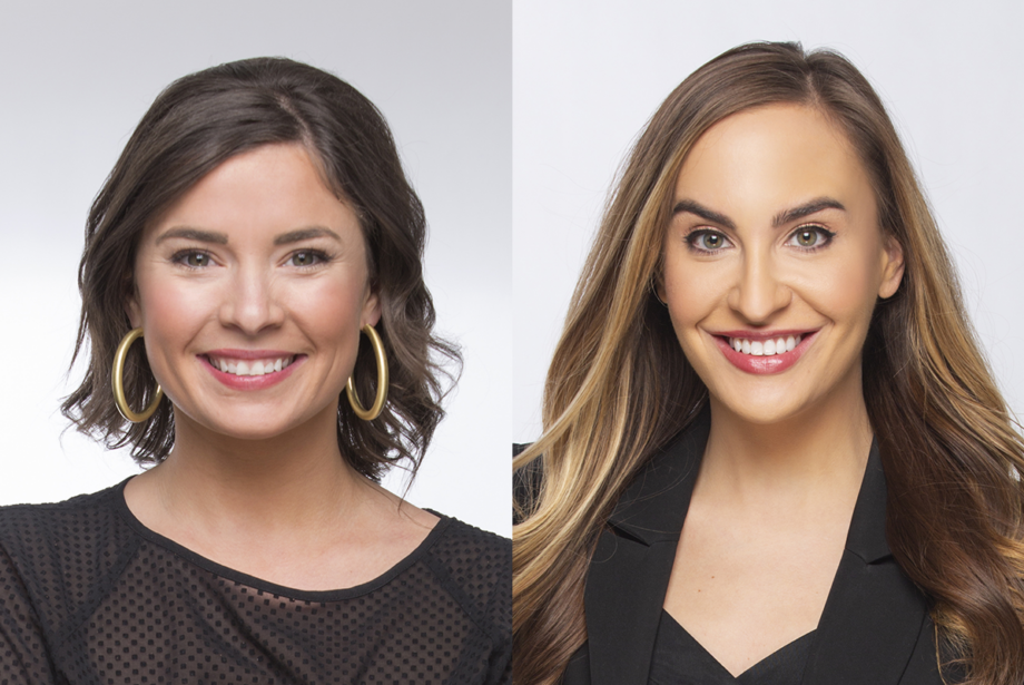 (From left) Dalaney Thomas and Katherine Vasilos