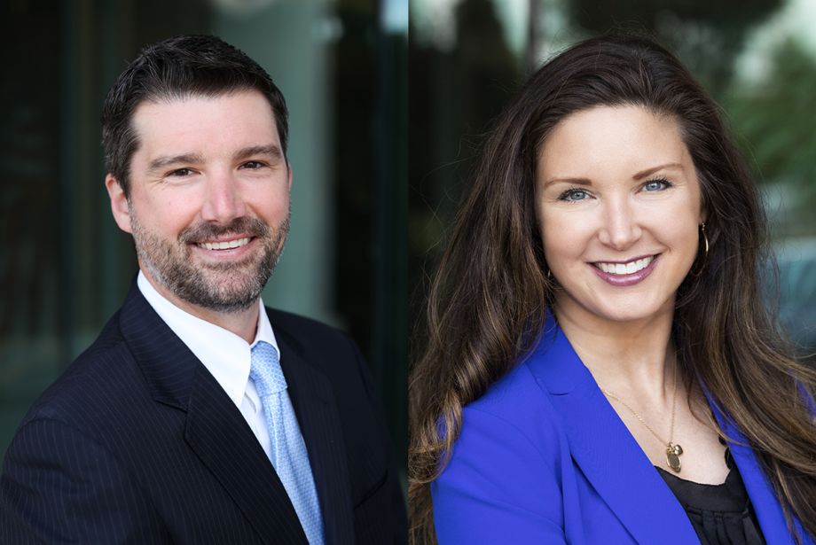 (From left) Dennis Curtis and Kelley Curtis Dunlap