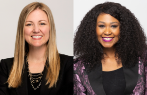 (From left) Jessica Frahm and Kinyata Gray