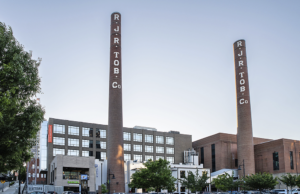 Encore Bank’s 4,547-SF office in the Bailey South redevelopment in downtown Winston-Salem, North Carolina, is its newest full-service branch.