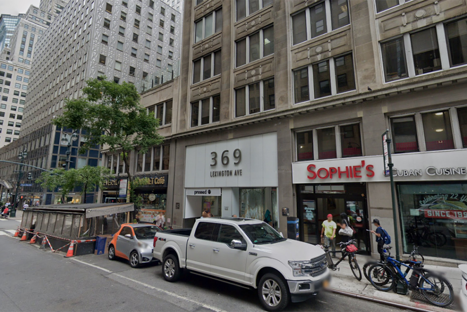 A Google Street View image of 369 Lexington Avenue in New York City, where Crews & Associates of Little Rock has opened a new branch office