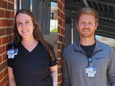 (From left) Natalie Merz and Dalton Smith