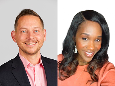 (From left) Tony Kempisty and Jessica Lawson