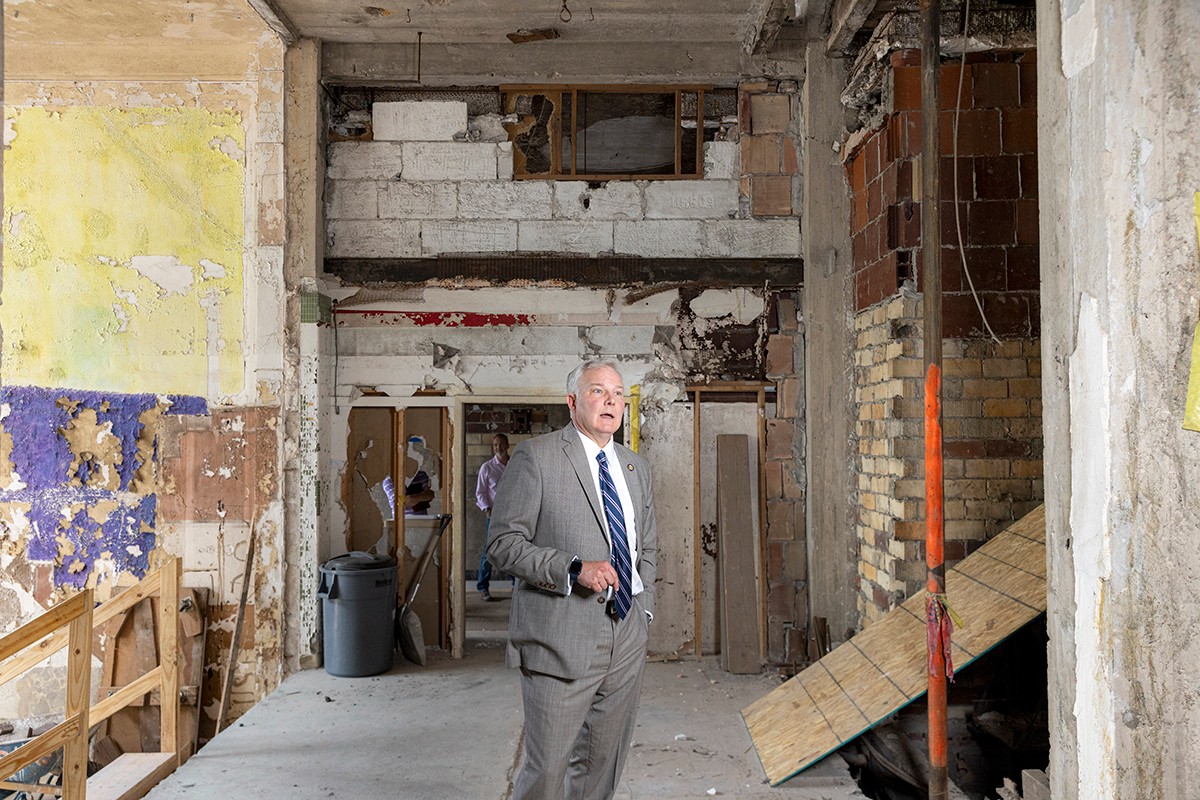 Arkansas Attorney General Tim Griffin has aspirations for the Boyle Building beyond renovating the 12-story landmark for his office’s use. He wants the multimillion-dollar makeover to create a vibrant destination for downtown Little Rock.