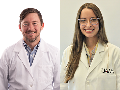 (From left) Dr. Matt Kern and Dr. Andrea McMahon