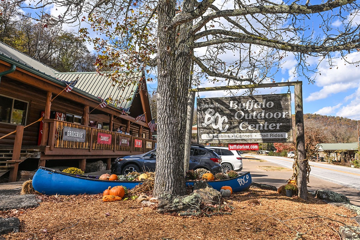 Buffalo Outdoor Center in Ponca, which offers lodging, floating and other adventures in the Buffalo National River area.