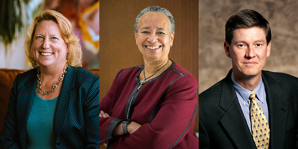 (From left) Irene Dimitry, Elizabeth Moore & Stuart Solomon