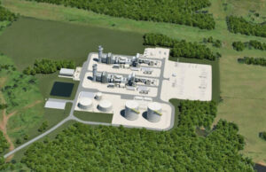 Arkansas Electric Cooperative Corp. is building a natural gas-fueled generation facility near Naples, Texas, to help meet growing demand for electricity. [rendering provided]