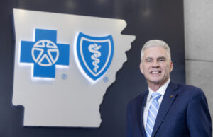 Curtis Barnett is the president and CEO of Arkansas Blue Cross & Blue Shield. He’s navigating a funding crisis in the health care and insurance industries. [Karen E. Segrave]