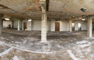 The second phase of the Little Rock Technology Park included gutting six stories at 421 Main St. in downtown Little Rock to make room for larger, intermediary office spaces. The building, which previously housed the state Department of Education, is on the National Register of Historic Places. [PHOTO provided]