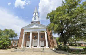 Pulaski Heights Baptist Church in Hillcrest may be adapted for commercial use. [google maps]
