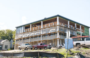 Lobbyist Ted Mullenix is renovating this house-turned-office-building. [Madeline Circle]