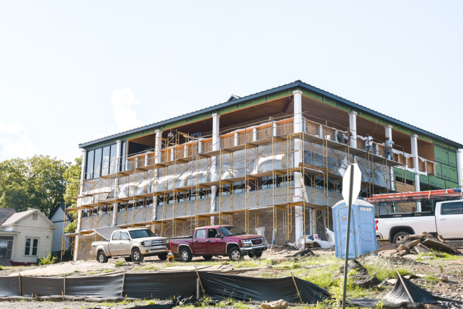 Lobbyist Ted Mullenix is renovating this house-turned-office-building. [Madeline Circle]