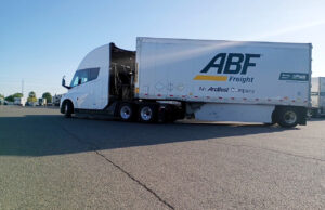 Commercial drivers for ArcBest Corp. of Fort Smith gave Tesla’s electric tractors good reviews for driveability.[PHOTOs provided]
